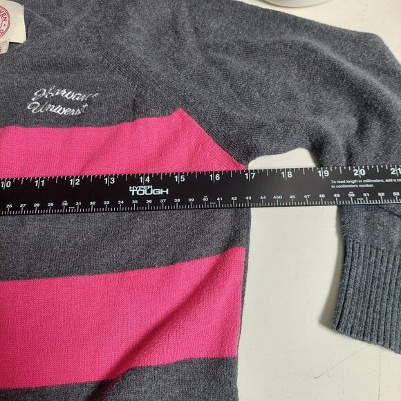 Forty Seven 47 Brand Crew Neck 3/4 Sleeve S Harvard University Pullover Sweater - Picture 8 of 9